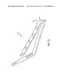 BARIATRIC CLAMP WITH SUTURE PORTIONS, MAGNETIC INSERTS AND CURVATURE diagram and image