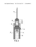 DISPOSABLE SAFETY ANESTHETIC SYRINGE AND THE NEEDLE HUB THERETO diagram and image