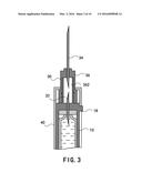 DISPOSABLE SAFETY ANESTHETIC SYRINGE AND THE NEEDLE HUB THERETO diagram and image