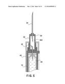 DISPOSABLE SAFETY ANESTHETIC SYRINGE AND THE NEEDLE HUB THERETO diagram and image