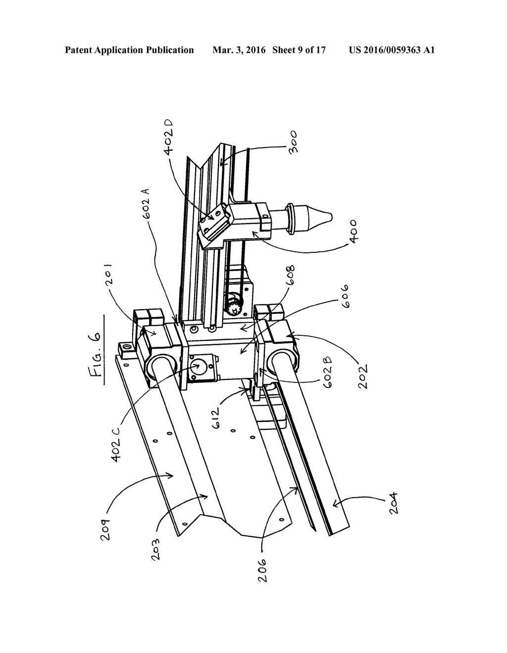 PORTABLE COMPUTER NUMERICALLY CONTROLLED CUTTING MACHINE WITH FOLDING ARM - diagram, schematic, and image 10