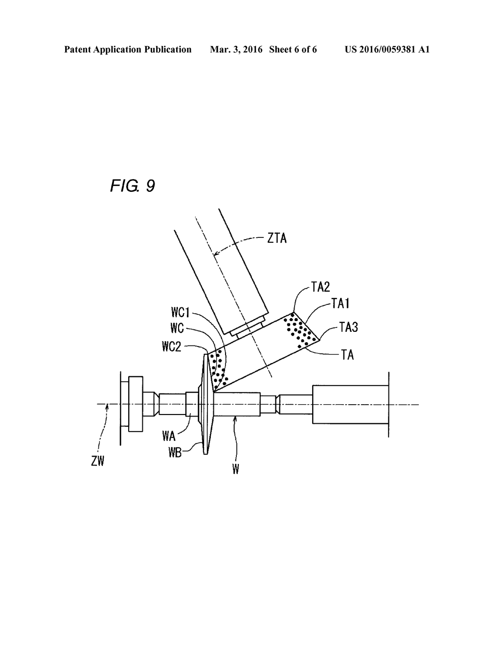 GRINDING WHEEL TRUING METHOD AND GRINDING MACHINE FOR CARRYING OUT TRUING     METHOD - diagram, schematic, and image 07