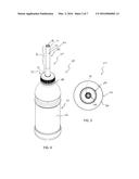 SPOUT ASSEMBLY FOR CONVERTING PREPACKAGED BEVERAGE CONTAINERS diagram and image