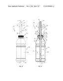 SPOUT ASSEMBLY FOR CONVERTING PREPACKAGED BEVERAGE CONTAINERS diagram and image