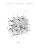 STORAGE SYSTEM USING LIFTING MECHANISM FOR COLLECTING CONTAINERS IN     DESIRED SEQUENCE diagram and image