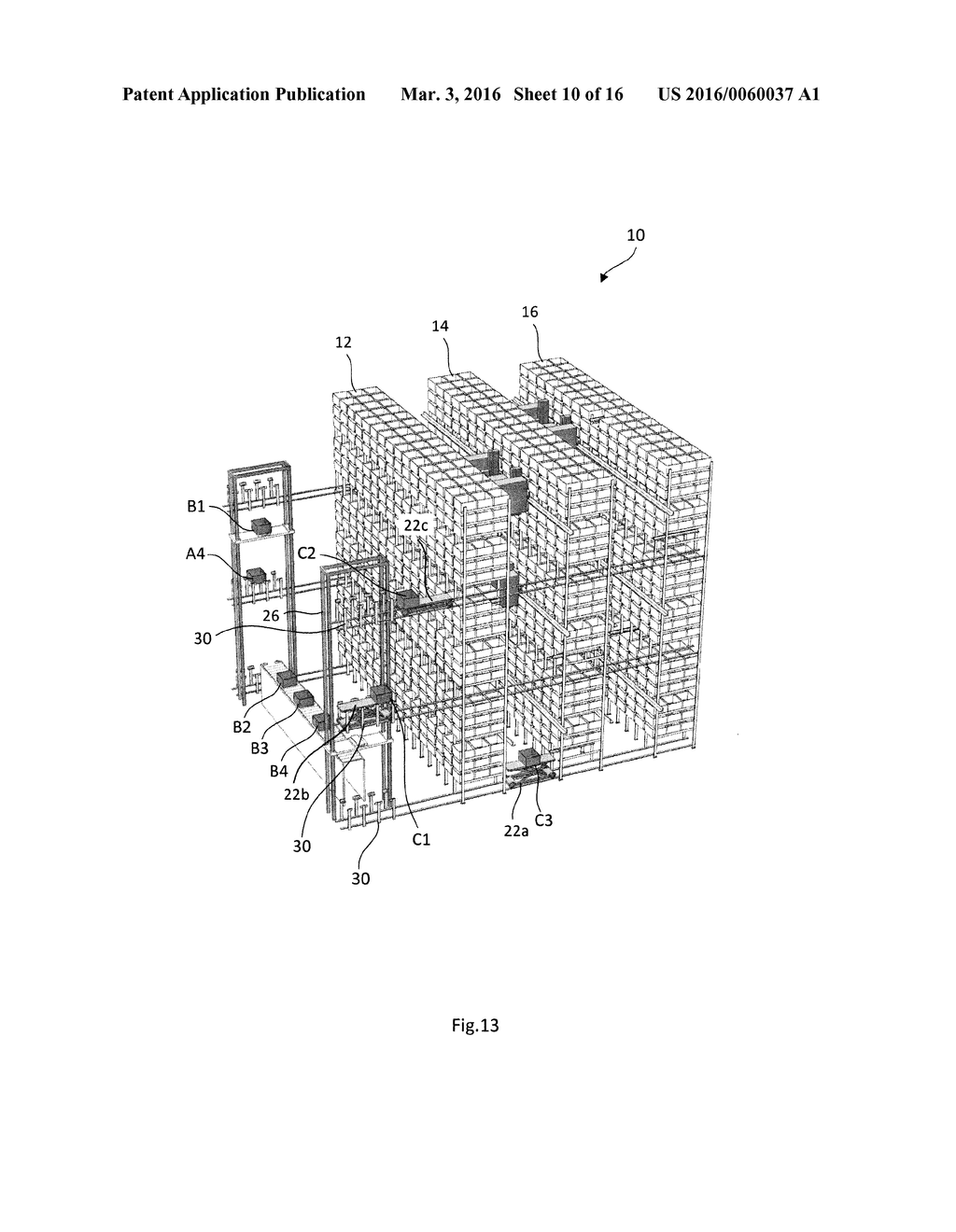 STORAGE SYSTEM USING LIFTING MECHANISM FOR COLLECTING CONTAINERS IN     DESIRED SEQUENCE - diagram, schematic, and image 11