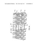 CONVEYOR BELT MODULE WITH SKEWED DRIVE SURFACES diagram and image