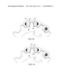 CONVEYOR BELT MODULE WITH SKEWED DRIVE SURFACES diagram and image