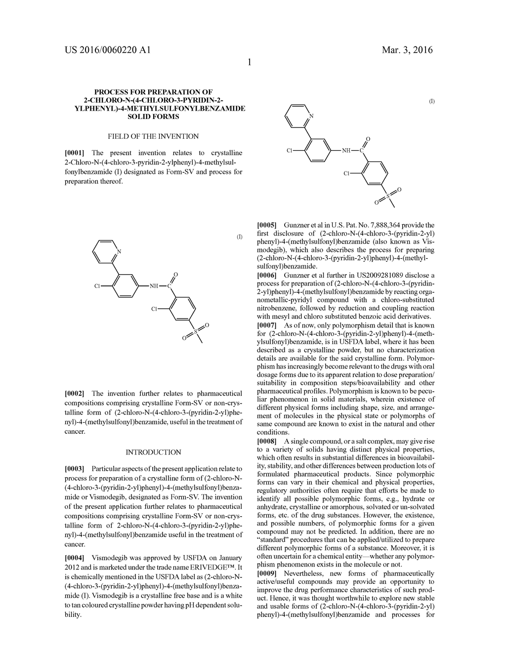 PROCESS FOR PREPARATION OF     2-CHLORO-N-(4-CHLORO-3-PYRIDIN-2-YLPHENYL)-4-METHYLSULFONYLBENZAMIDE     SOLID FORMS - diagram, schematic, and image 05