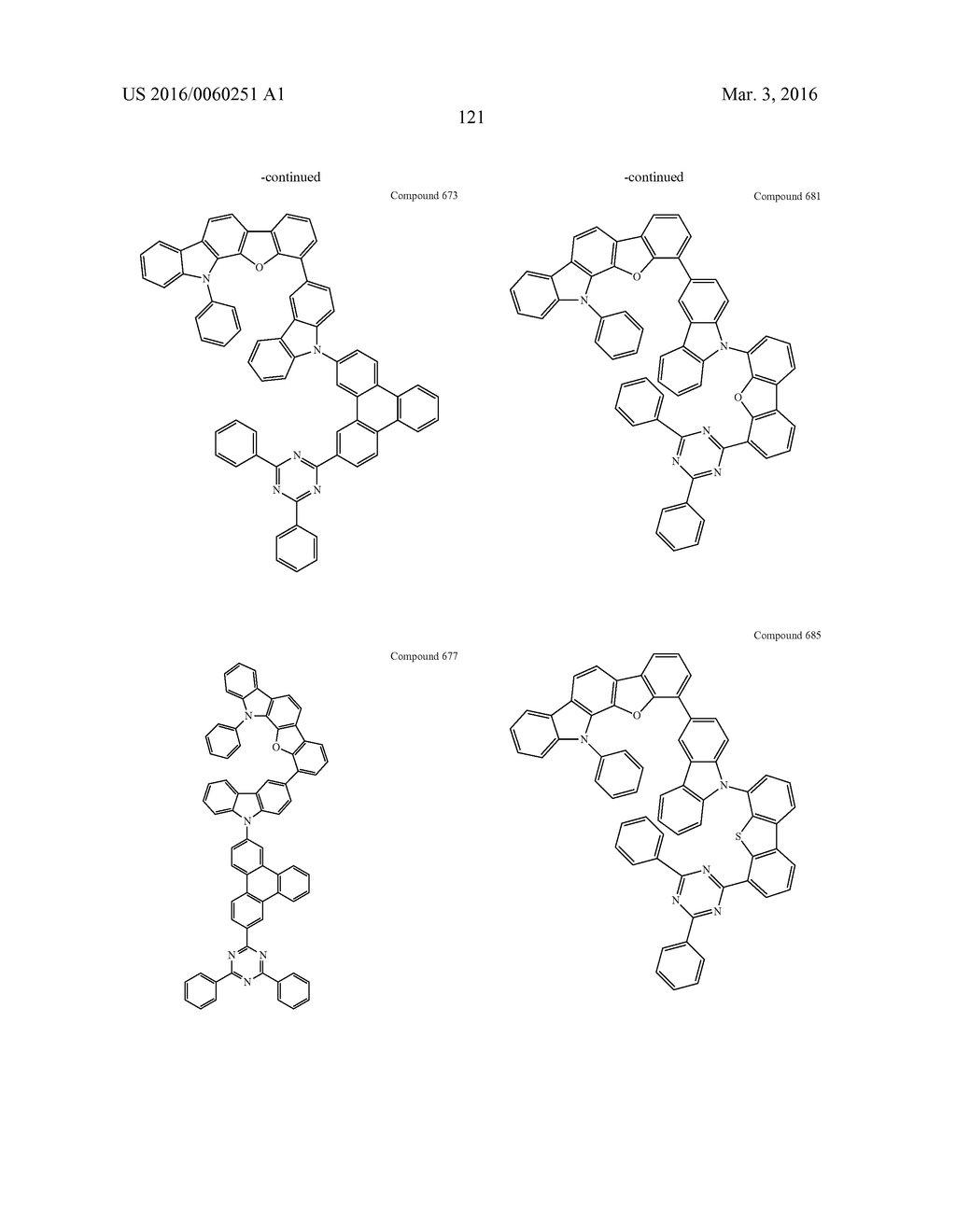 ORGANIC ELECTROLUMINESCENT MATERIALS AND DEVICES - diagram, schematic, and image 125