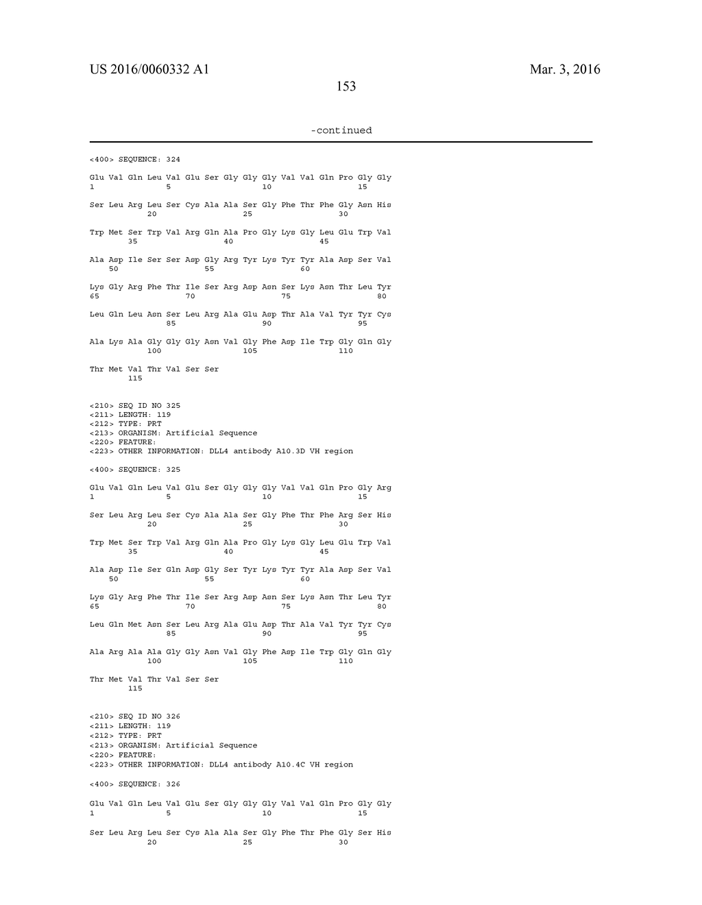 THERAPEUTIC DLL4 BINDING PROTEINS - diagram, schematic, and image 154