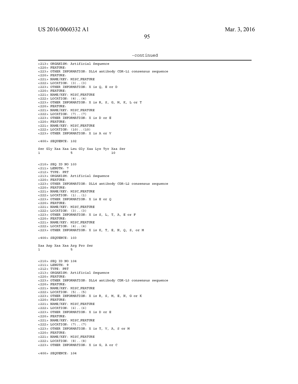 THERAPEUTIC DLL4 BINDING PROTEINS - diagram, schematic, and image 96