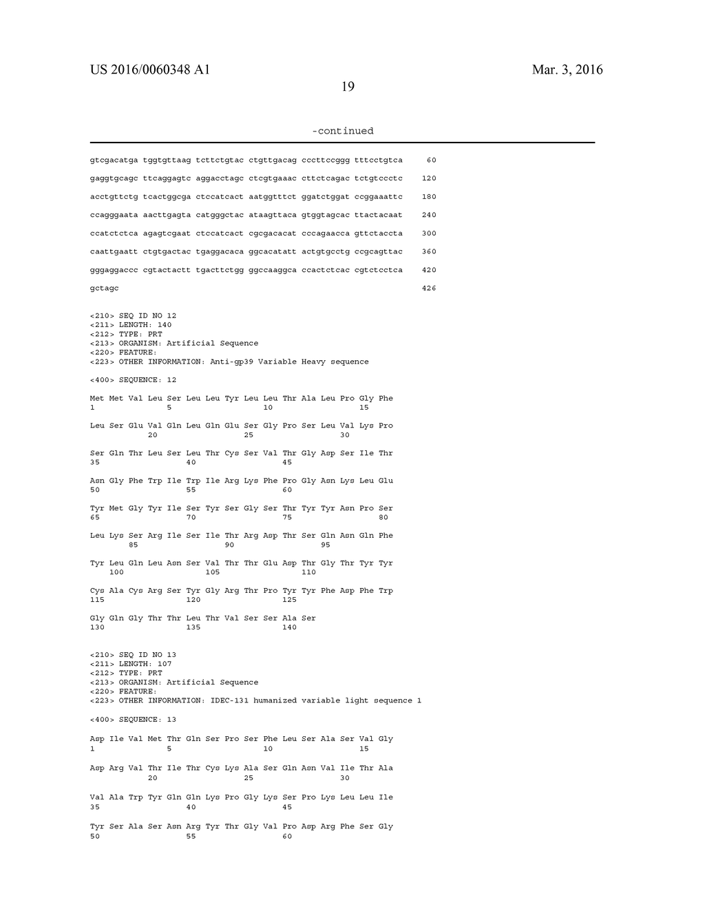 ANTI-CD154 ANTIBODIES HAVING IMPAIRED FcR BINDING AND/OR COMPLEMENT     BINDING PROPERTIES AND USE IN THERAPY - diagram, schematic, and image 44