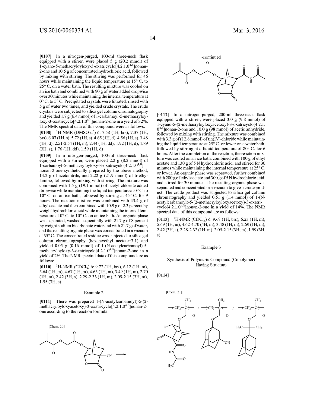 MONOMER HAVING N-ACYL CARBAMOYL GROUP AND LACTONE SKELETON, AND POLYMERIC     COMPOUND - diagram, schematic, and image 15