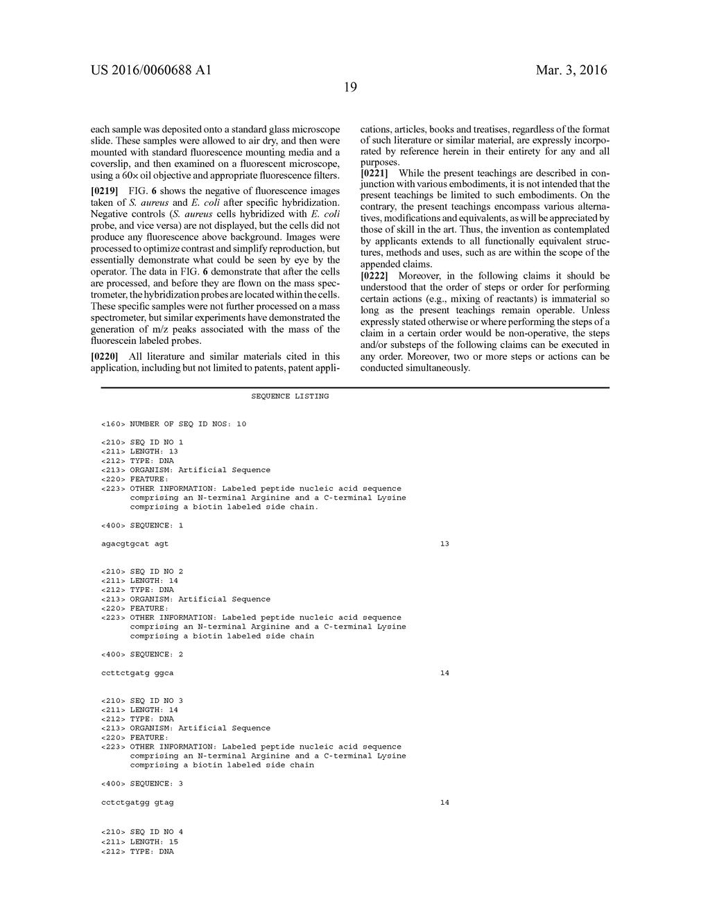 USE OF PROBES FOR MASS SPECTROMETRIC IDENTIFICATION OF MICROORGANISMS OR     CELLS AND ASSOCIATED CONDITIONS OF INTEREST - diagram, schematic, and image 26