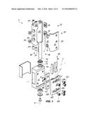 CONCEALABLE HINGE FOR THE CONTROLLED ROTATABLE MOVEMENT OF A DOOR, IN     PARTICULAR A REINFORCED DOOR diagram and image