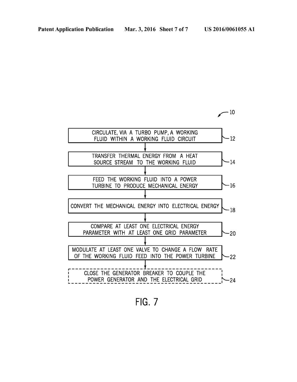 CONTROL SYSTEM FOR A HEAT ENGINE SYSTEM UTILIZING SUPERCRITICAL WORKING     FLUID - diagram, schematic, and image 08