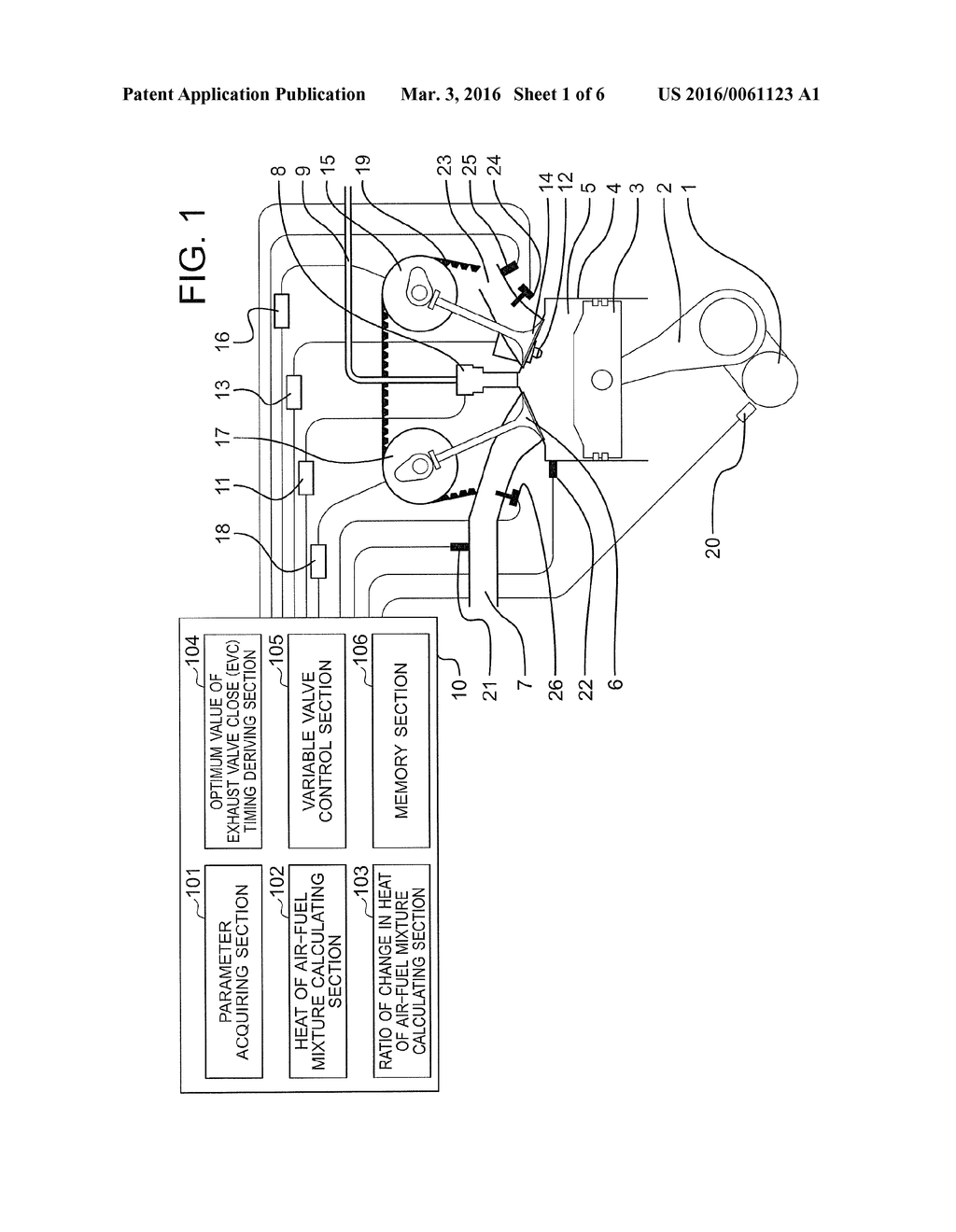 CONTROL DEVICE FOR AN INTERNAL COMBUSTION ENGINE - diagram, schematic, and image 02