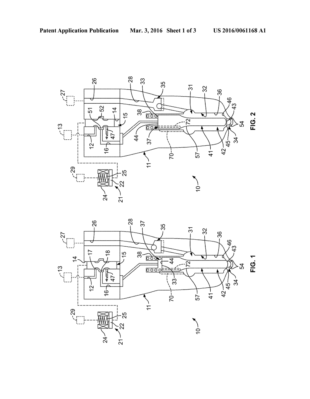 Single Actuator Fuel Injector for Duel Fuels - diagram, schematic, and image 02