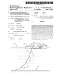 UNDERWATER SUPPORT DEVICE AND INSTALLATION METHOD FOR INITIATING THE     LATERAL BUCKLING OF A RIGID PIPE diagram and image