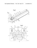 UNDERWATER SUPPORT DEVICE AND INSTALLATION METHOD FOR INITIATING THE     LATERAL BUCKLING OF A RIGID PIPE diagram and image