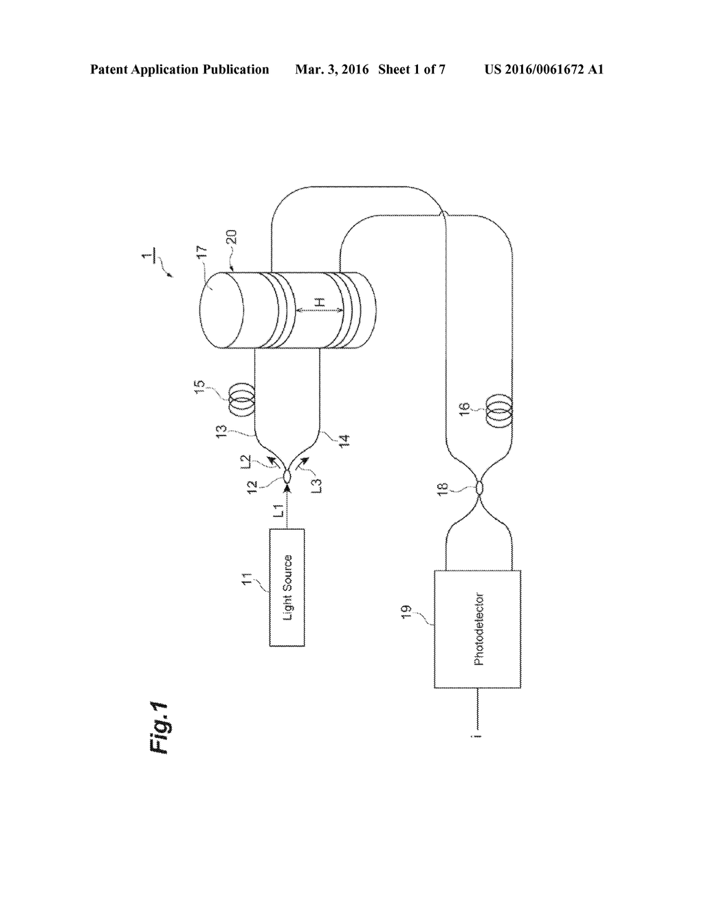 INTERFEROMETRIC OPTICAL FIBER SENSOR SYSTEM AND INTERFEROMETRIC OPTICAL     FIBER SENSOR HEAD - diagram, schematic, and image 02