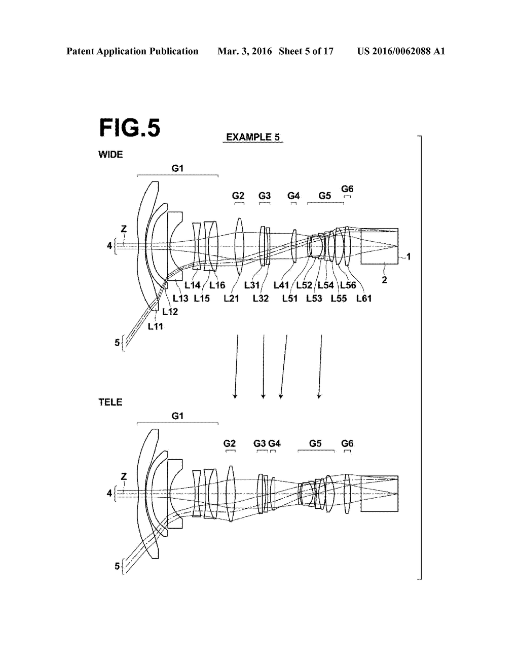 PROJECTION ZOOM LENS AND PROJECTION TYPE DISPLAY DEVICE - diagram, schematic, and image 06