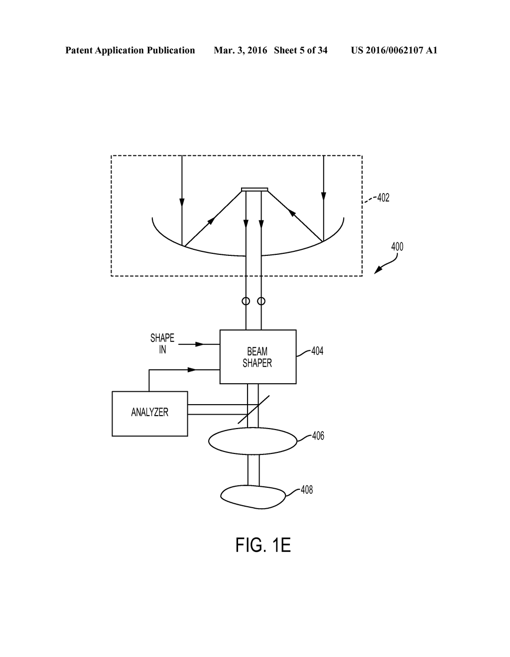 ACTIVE BEAM SHAPING SYSTEM AND METHOD USING SEQUENTIAL DEFORMABLE MIRRORS - diagram, schematic, and image 06