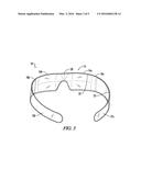 HAIRBAND AND METHOD OF MANUFACTURE INCLUDING A SINGLE MOLD WITH OPTICAL     LENS INSERTS diagram and image