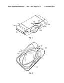 FOLDABLE EYEGLASSES AND CASE diagram and image