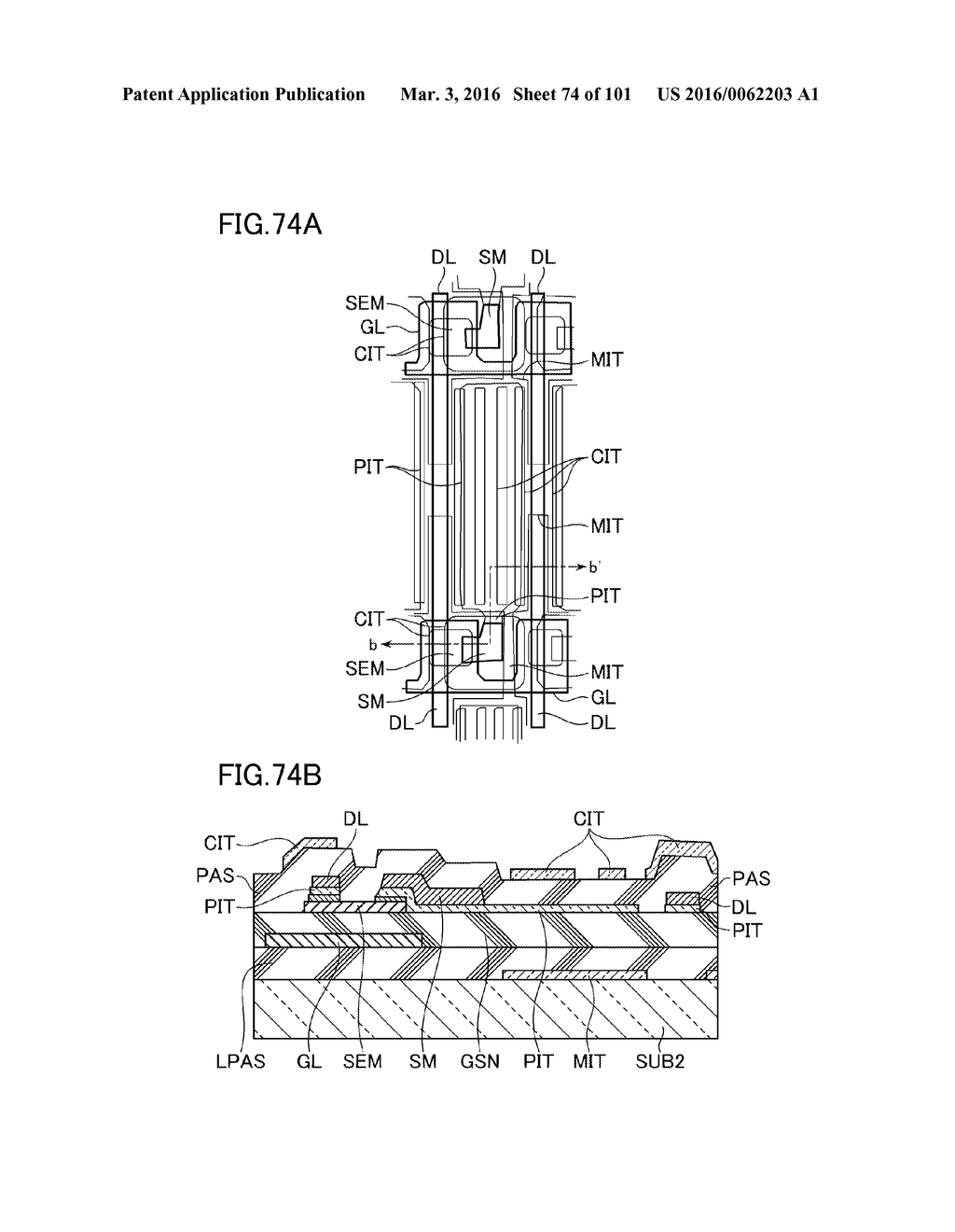 LIQUID CRYSTAL DISPLAY AND METHOD OF MANUFACTURING THE SAME - diagram, schematic, and image 75