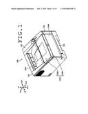 DEVELOPER STORING CONTAINER, AND IMAGE FORMING APPARATUS PROVIDED WITH THE     SAME diagram and image