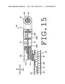 DEVELOPER STORING CONTAINER, AND IMAGE FORMING APPARATUS PROVIDED WITH THE     SAME diagram and image