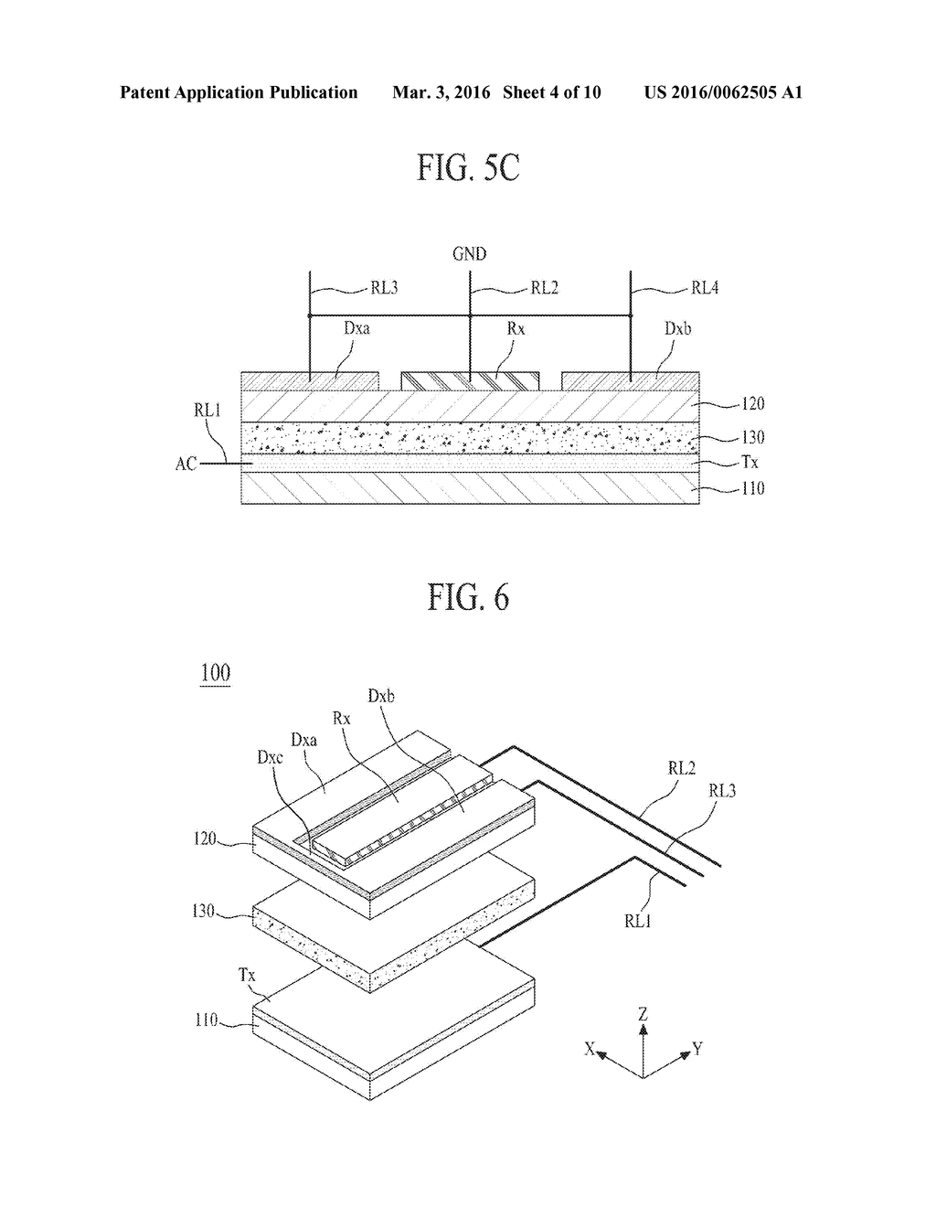 TOUCH PANEL HAVING A PLURALITY OF DUMMY SENSING ELECTRODES AND HAPTIC     EFFECT - diagram, schematic, and image 05