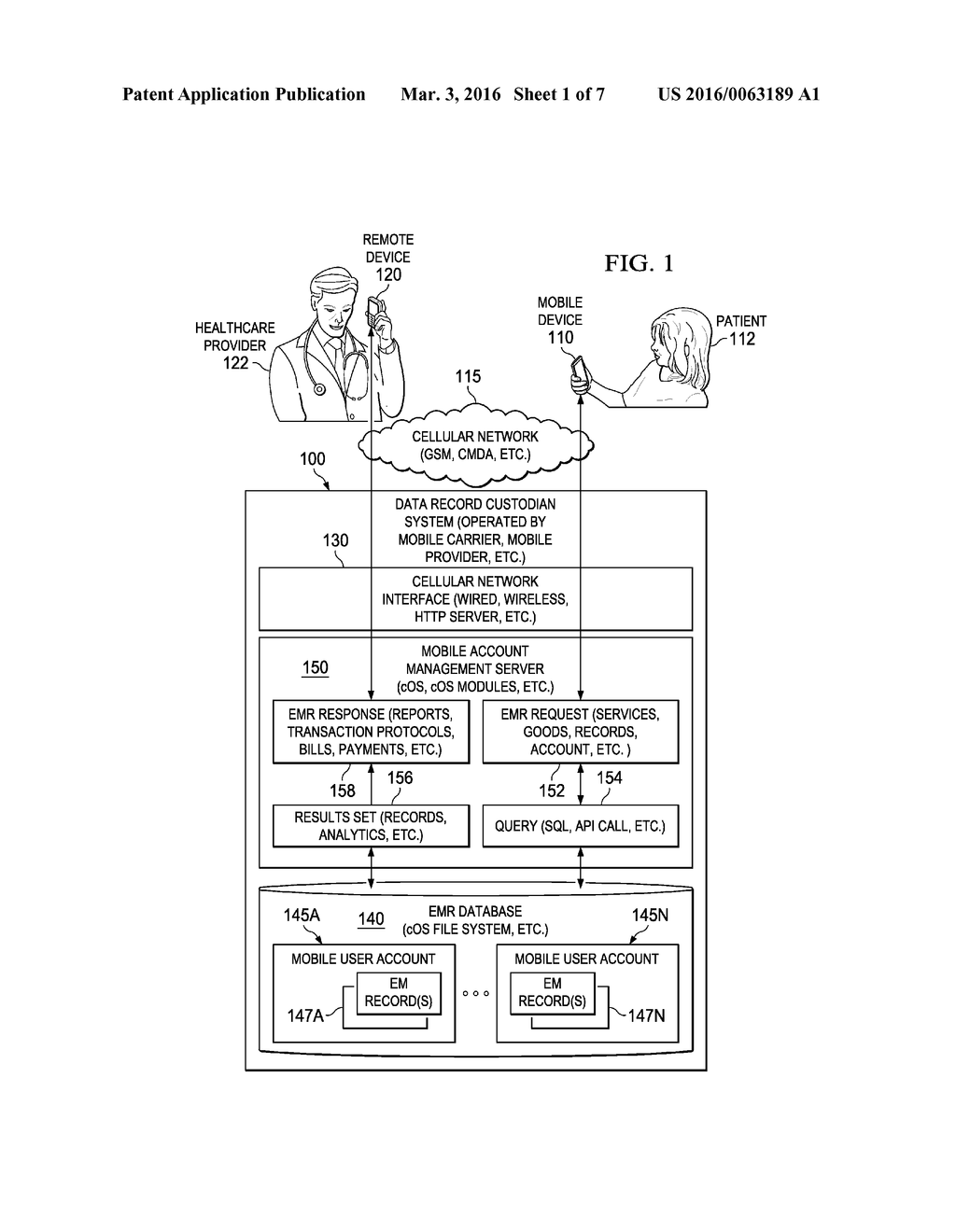 MOBILE CARRIER-CENTRIC DATA RECORD CUSTODIAN SYSTEMS AND METHODS - diagram, schematic, and image 02