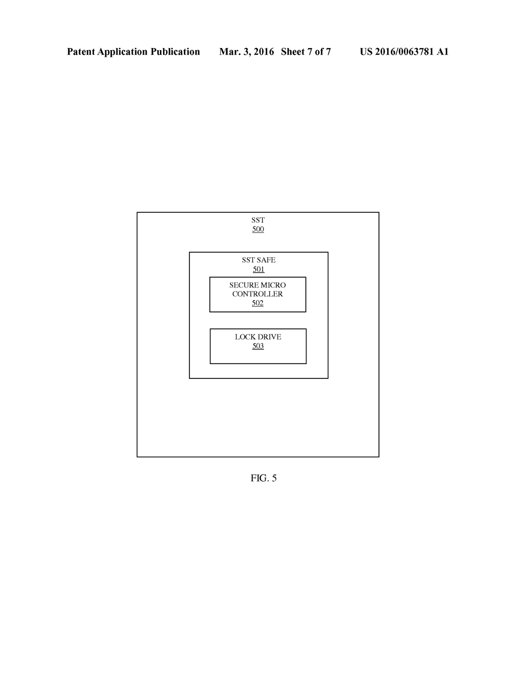 Self-Service Terminal (SST) Safe and Methods of Operating a Lock for the     SST Safe - diagram, schematic, and image 08