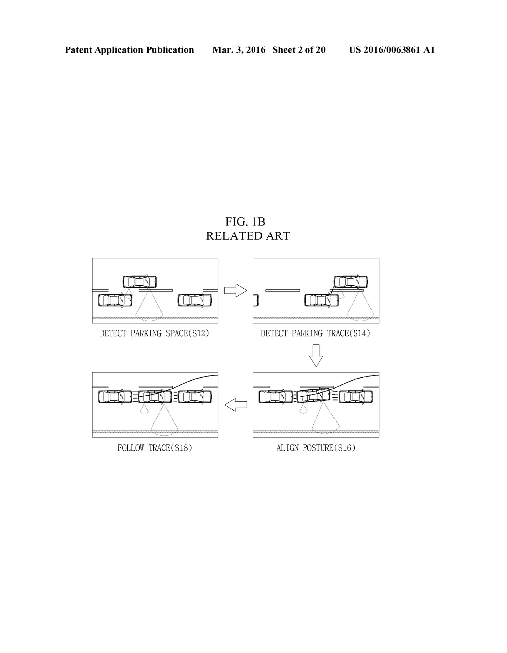 DEVICE AND METHOD OF DETECTING PARKING SPACE - diagram, schematic, and image 03