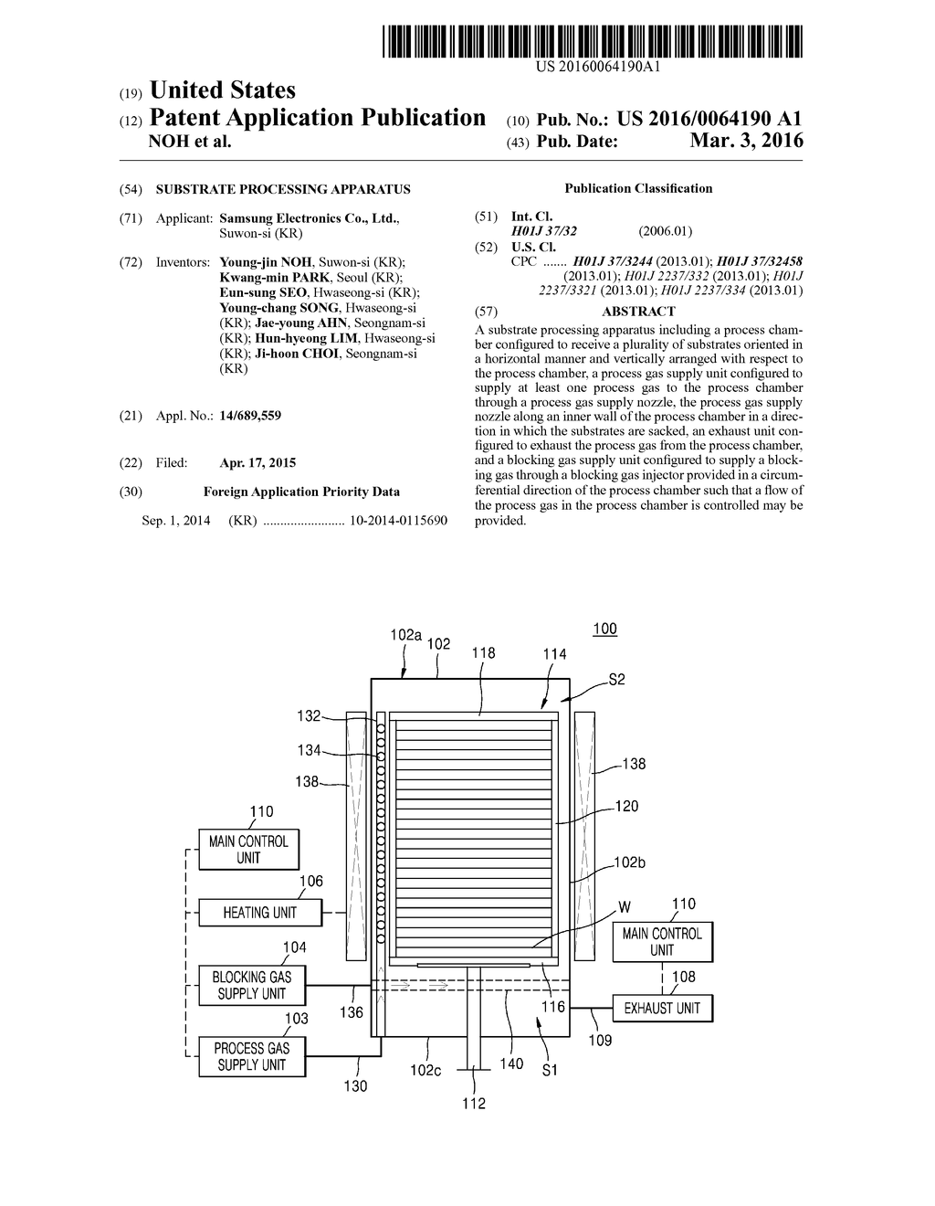 SUBSTRATE PROCESSING APPARATUS - diagram, schematic, and image 01