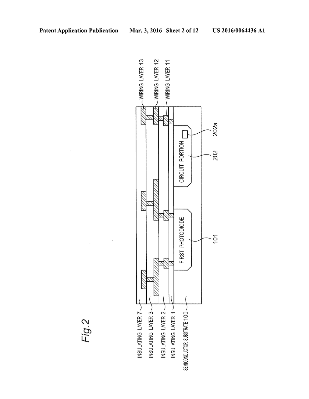 CIRCUIT-INTEGRATED PHOTOELECTRIC CONVERTER AND METHOD FOR MANUFACTURING     THE SAME - diagram, schematic, and image 03