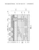 SEMICONDUCTOR DEVICE HAVING RECESS FILLED WITH CONDUCTIVE MATERIAL AND     METHOD OF MANUFACTURING THE SAME diagram and image