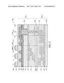 SEMICONDUCTOR DEVICE HAVING RECESS FILLED WITH CONDUCTIVE MATERIAL AND     METHOD OF MANUFACTURING THE SAME diagram and image