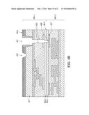 SEMICONDUCTOR DEVICE HAVING RECESS FILLED WITH CONDUCTIVE MATERIAL AND     METHOD OF MANUFACTURING THE SAME diagram and image