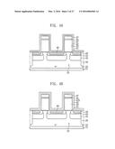 SEMICONDUCTOR DEVICES INCLUDING A STRESSOR IN A RECESS AND METHODS OF     FORMING THE SAME diagram and image