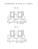 SEMICONDUCTOR DEVICES INCLUDING A STRESSOR IN A RECESS AND METHODS OF     FORMING THE SAME diagram and image