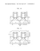 SEMICONDUCTOR DEVICES INCLUDING A STRESSOR IN A RECESS AND METHODS OF     FORMING THE SAME diagram and image