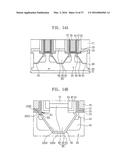 SEMICONDUCTOR DEVICES INCLUDING A STRESSOR IN A RECESS AND METHODS OF     FORMING THE SAME diagram and image