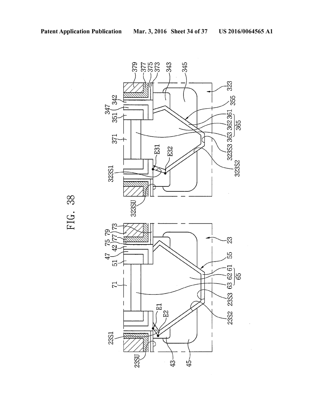 SEMICONDUCTOR DEVICES INCLUDING A STRESSOR IN A RECESS AND METHODS OF     FORMING THE SAME - diagram, schematic, and image 35