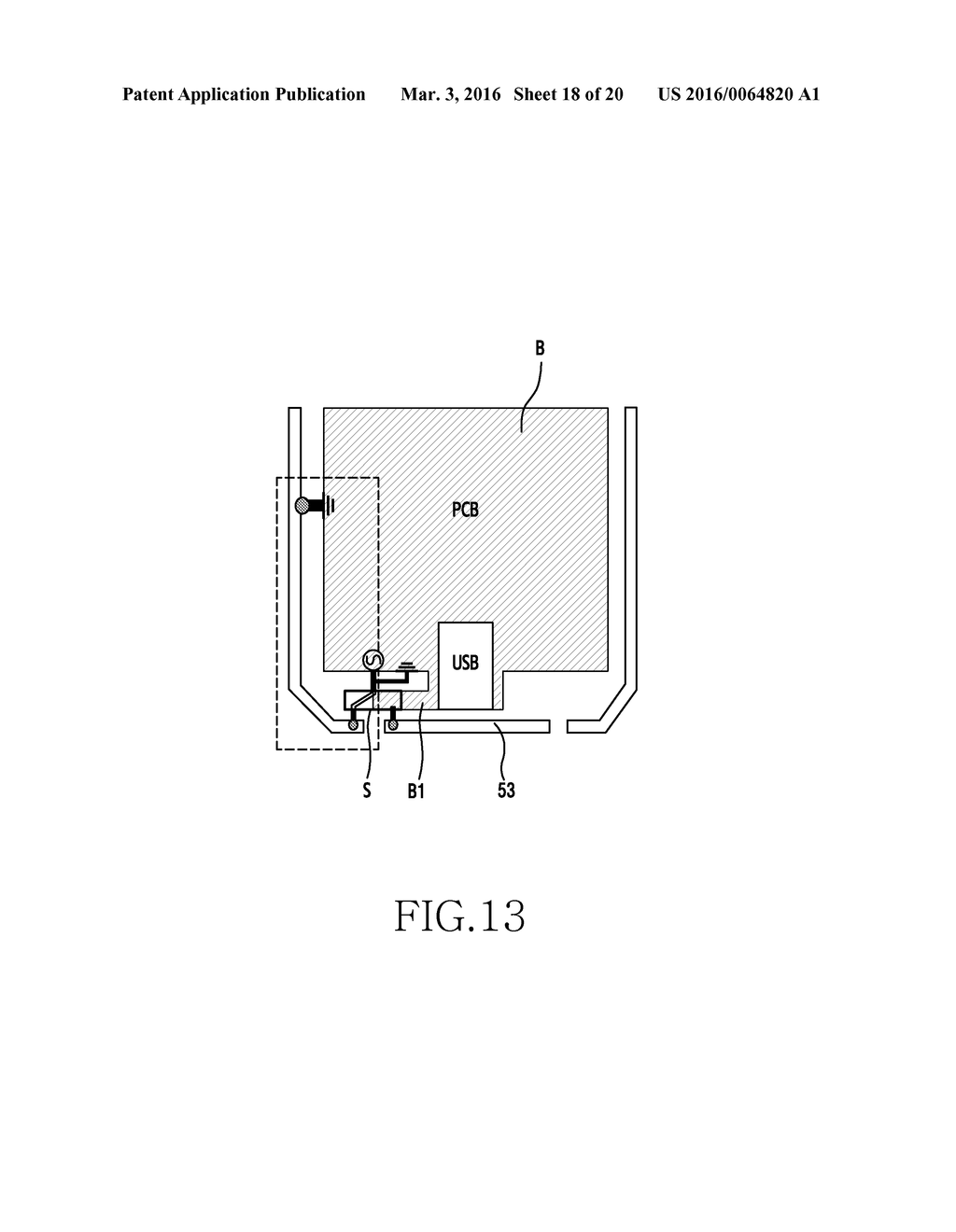 ANTENNA USING EXTERIOR METAL FRAME AND ELECTRONIC DEVICE UTILIZING THE     SAME - diagram, schematic, and image 19