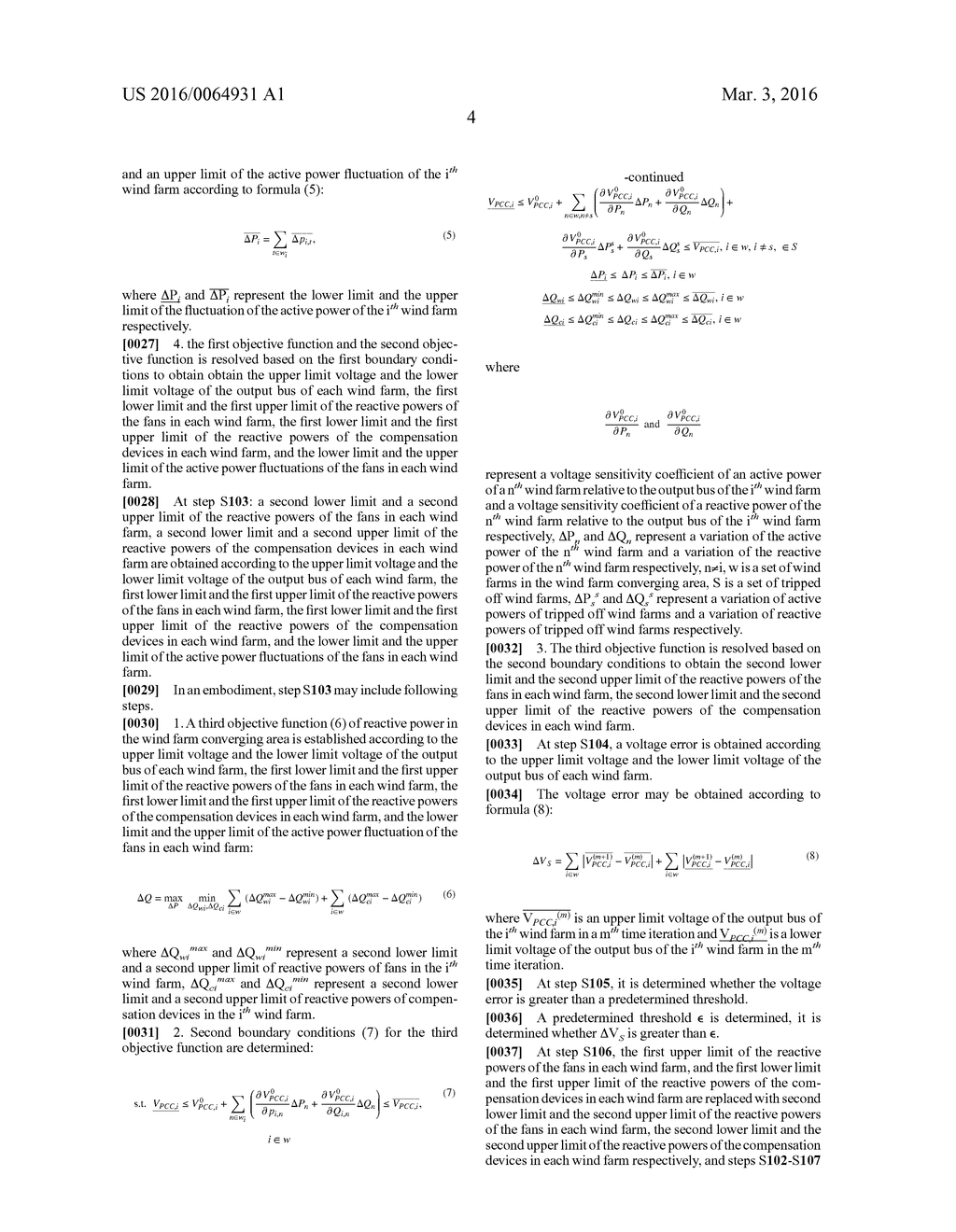 METHOD AND DEVICE FOR DETERMINING SAFE THRESHOLD FOR POWER GRID VOLTAGE OF     WIND FARM CONVERGING AREA - diagram, schematic, and image 07