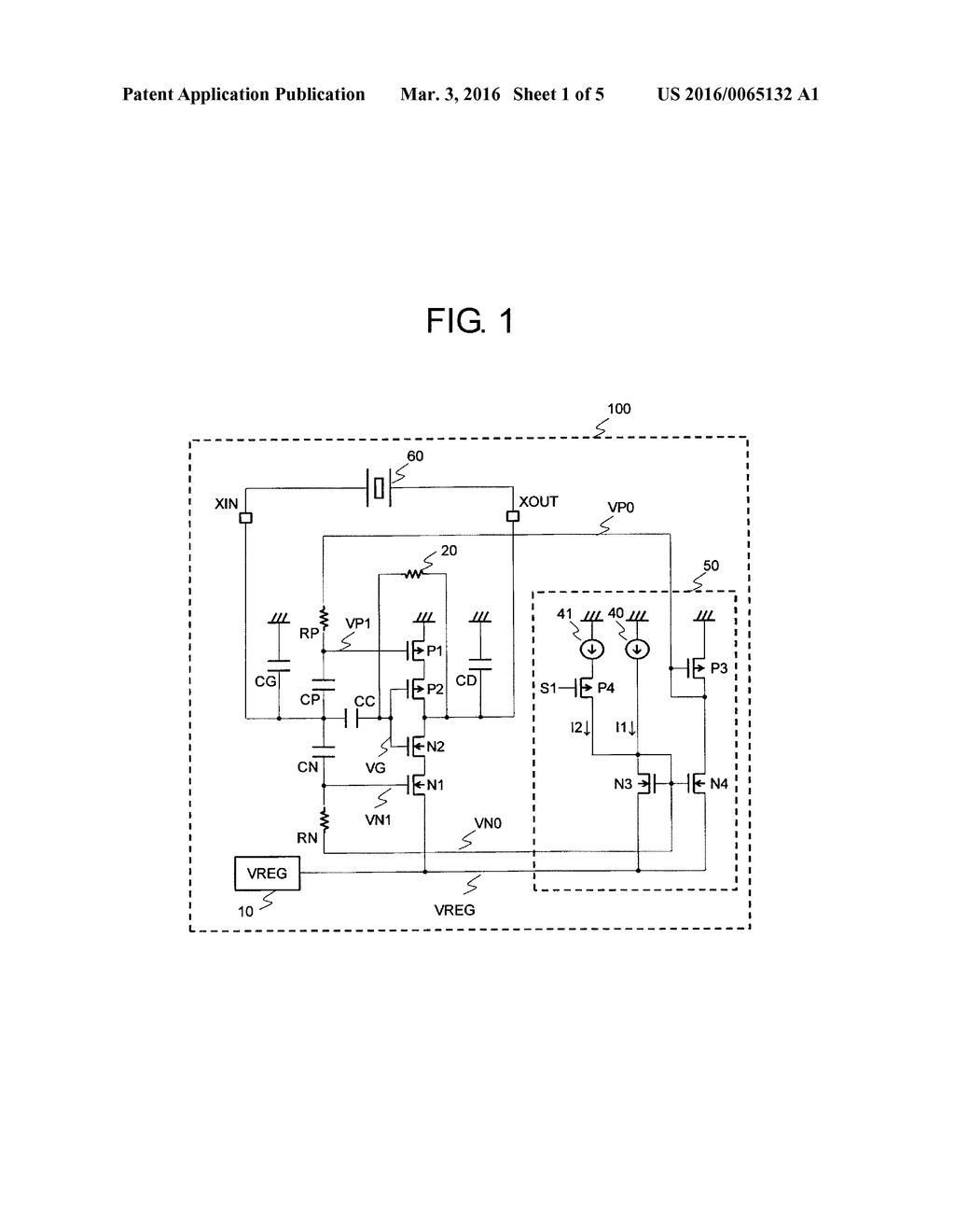 CRYSTAL OSCILLATION CIRCUIT AND ELECTRONIC TIMEPIECE - diagram, schematic, and image 02